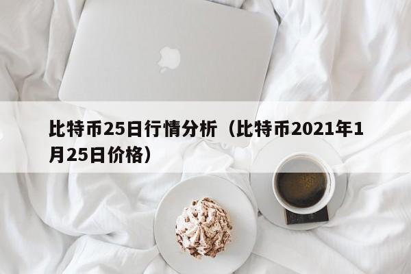 比特币25日行情分析(比特币2021年1月25日价格)