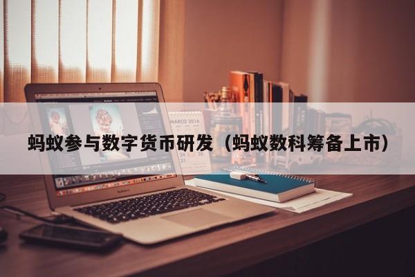 蚂蚁参与数字货币研发(蚂蚁数科筹备上市)